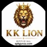 KKLion Game logo with golden lion crown official gaming app